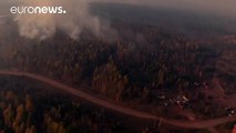 السلطات الروسية تعمل لاحتواء حرائق الغابات في سيبيريا