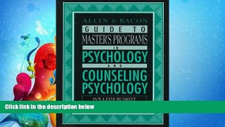 different   Allyn   Bacon Guide to Master s Programs in Psychology