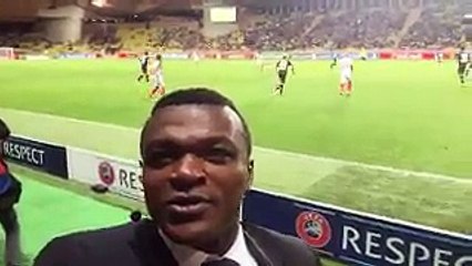 L'égalisation de Monaco vécue en direct live sur le téléphone de Marcel Desailly !