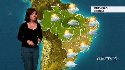 Previsão Brasil – Frente fria passa no mar