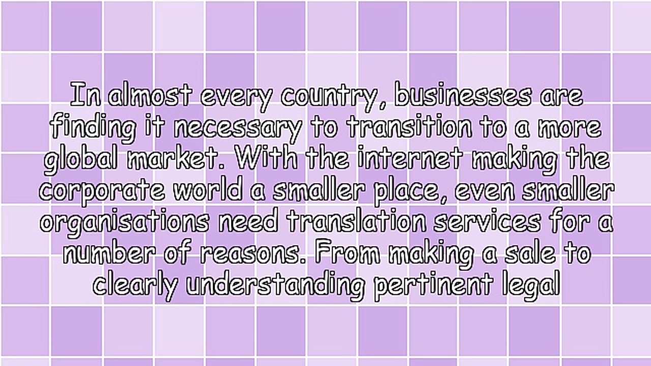 The Value Of A Translation Service