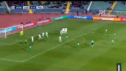 Natanael Pimienta Goal HD - Ludogorets 1-0 PSG 28.09.2016 HD