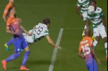 1-0 Goal Moussa Dembele. Celtic 1-0 Manchester City