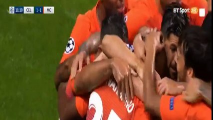 Fernandinho Goal - Celtic 1-1 Manchester City 28.09.2016