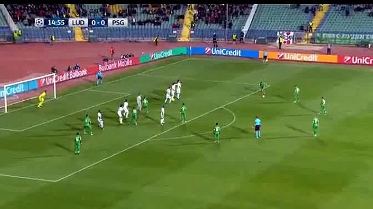 1-0 Natanael Goal HD - Ludogorets 1-0 PSG 28.09.2016 HD