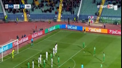 Natanael Goal - Ludogorets 1-0  PSG 28.09.2016
