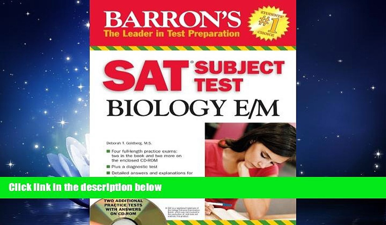 READ book  Barron s SAT Subject Test Biology E/M with CD-ROM (Barron s SAT Subject Test Biology