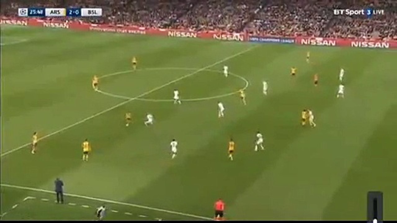 Theo Walcott 2nd Goal HD - Arsenal 2-0 FC Basel - 28.09.2016