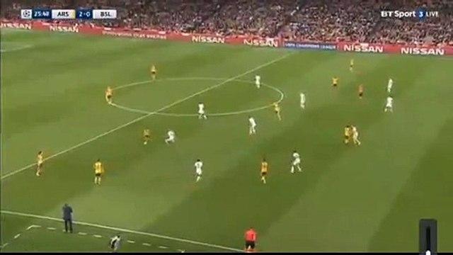 Theo Walcott 2nd Goal HD - Arsenal 2-0 FC Basel - 28.09.2016