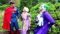 Frozen Elsa’s CAR SCARE! w_ Spiderman Maleficent Joker Rapunzel Superman Toys IRL! Superhero Fun  -)-Jhls2mKYOTg