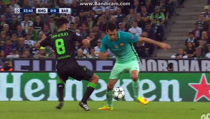 GOAL HAZARD 1-0 - BORUSSIA MONCHENGLADBACH VS FC BARCELONA - UEFA CHAMPIONS LEAGUE - 28-9-2016 HD