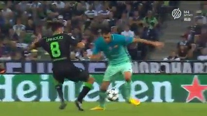 Thorgan Hazard Goal HD - Monchengladbach 1-0 Barcelona - 28.09.2016