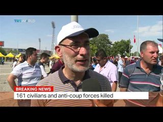 Latest situation in Turkey's Gaziantep following the failed coup attempt, Ali Mustafa