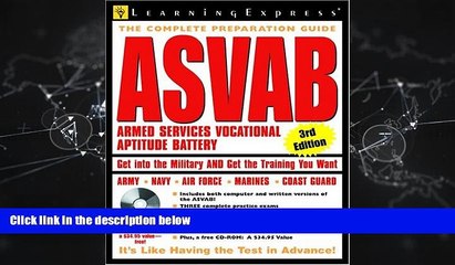 Enjoyed Read ASVAB: Armed Services Vocational Aptitude Battery (Armed Services Vocational Aptitude