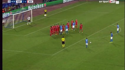 Dries Mertens GOAL Napoli	2-0	Benfica 28.09.2016