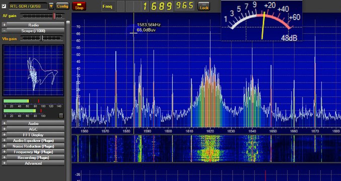 Στούντιο 3 1690 khz κατά την λήψη έως 60 db