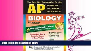 different   AP Biology (REA) - The Best Test Prep for the AP Exam: 7th Edition (Test Preps)