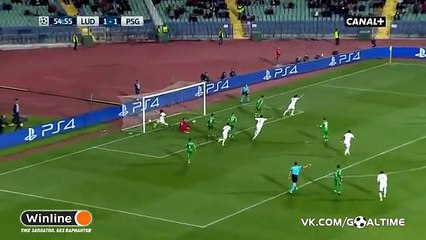 Ludogorets 1 - 2 Paris SG - Cavani