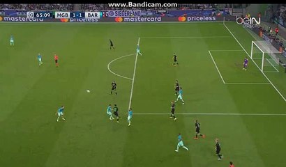 Arda Turan Goal Borussia M gladbach - 1 - 1 Barcelona