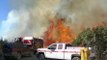 Firefighters Battle Loma Fire in California