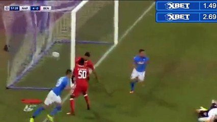 4-0 Dries Mertens 2nd Goal - SSC Napoli 4-0 Benfica - 28.09.2016 HD