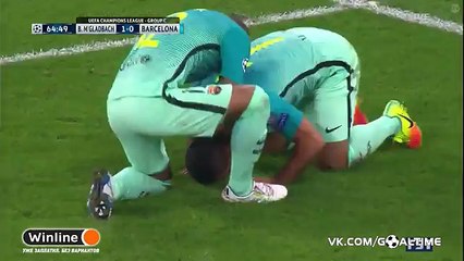 1-1 Arda Turan Goal HD - Borussia M'gladbach 1-1 Barcelona - 28.09.2016 HD