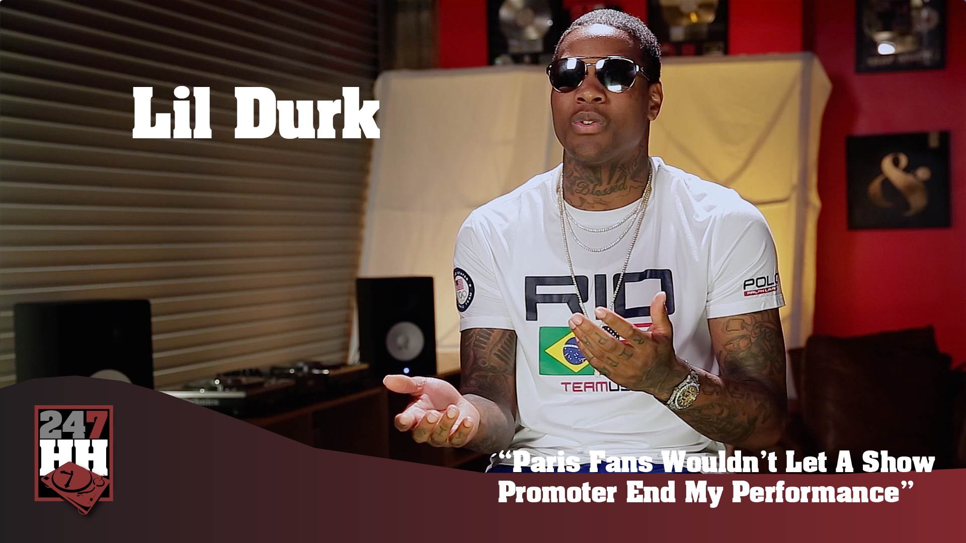 ⁣Lil Durk - Paris Fans Wouldn't Let A Show Promoter Stop The Show (247HH Wild Tour Stories)