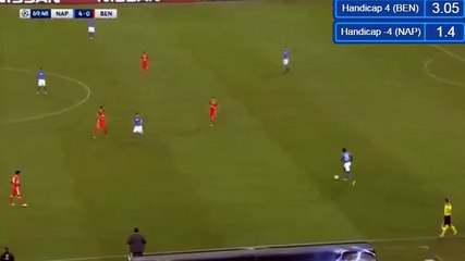 Gonçalo Guedes Goal HD - Napoli 4-1 SL Benfica - 28.09.2016 HD
