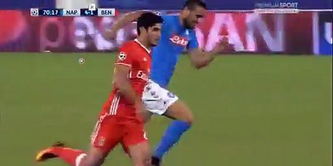 4-1 Goncalo Guedes Goal HD - Napoli vs Benfica - 28.09.2016