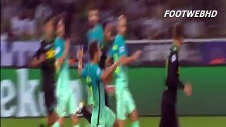 Borussia Moenchengladbach vs Barcelona 1-2 All Goals & Highlights [28.09.2016] Champions League