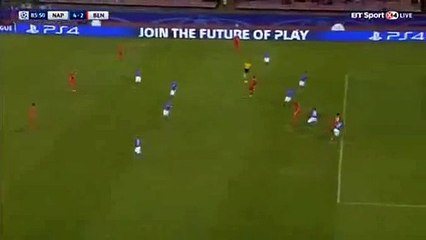 4-2 Eduardo Salvio Goal - Napoli vs Benfica - 28.09.2016 HD