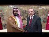 لقاء الرئيس أردوغان ولي ولي  العهد السعودي الأميرمحمد بن سلمان