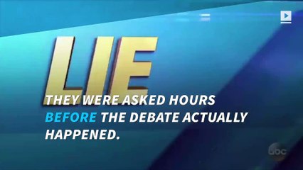 Jimmy Kimmel asked what people thought about the debate before it happened