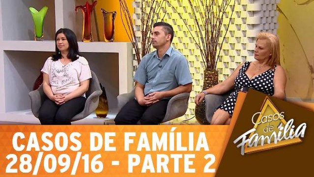 Meu filho não consegue se separar. Para isso estou aqui, entendeu querida? - 28.09.16 - Parte 2