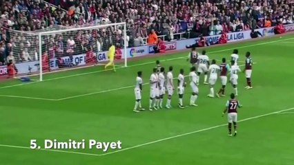 Top 10 Curvas impressionantes no Futebol