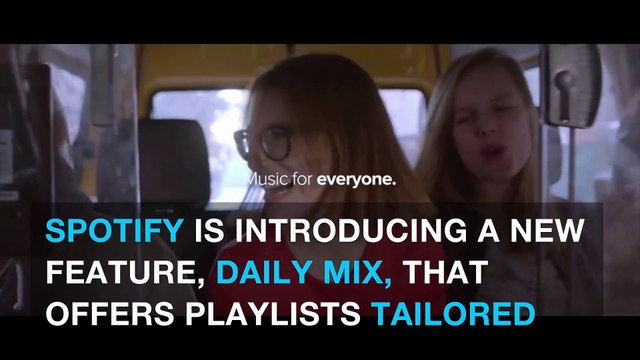 Spotify will now serve up a daily selection of personalized playlists