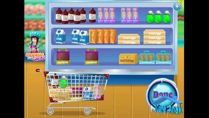 Bermain Bersama Elsa Frozen, Memasak Kue Ulang Tahun Bagian 2