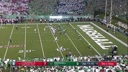 Louisville vs. Marshall Football Highlights (2016)