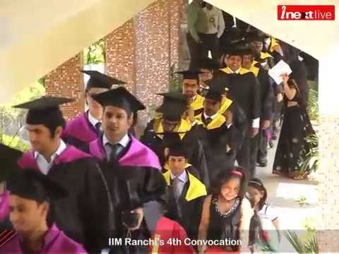 IIM Ranchi 4th Convocation 2015 held with a grand ceremony