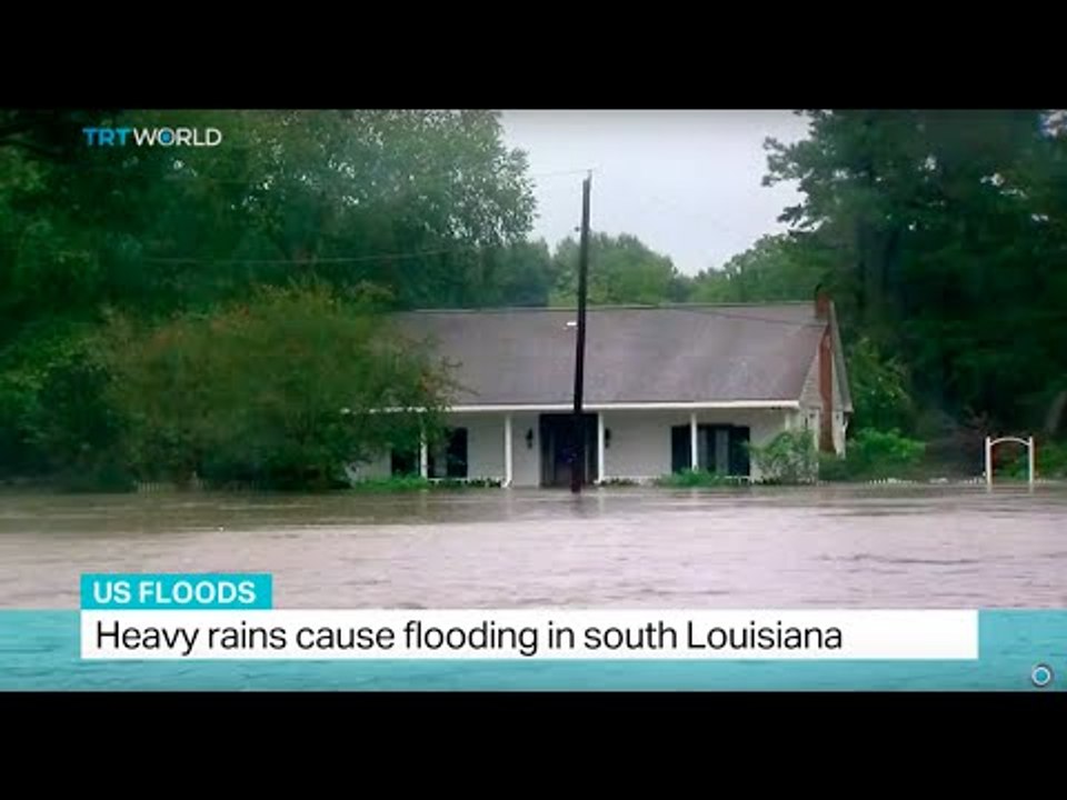 US Floods: Heavy rains cause flooding in south Louisiana, Roya Shadravan reports