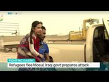 Refugees flee Mosul as Iraqi government prepares attack, Nicole Johnston reports