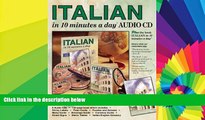 Big Deals  ITALIAN in 10 minutes a dayÂ® AUDIO CD.  Best Seller Books Most Wanted