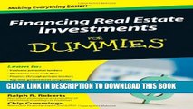 [PDF] Financing Real Estate Investments For Dummies Full Colection