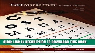 [PDF] Cost Management: A Strategic Emphasis (4th Edition) Popular Online