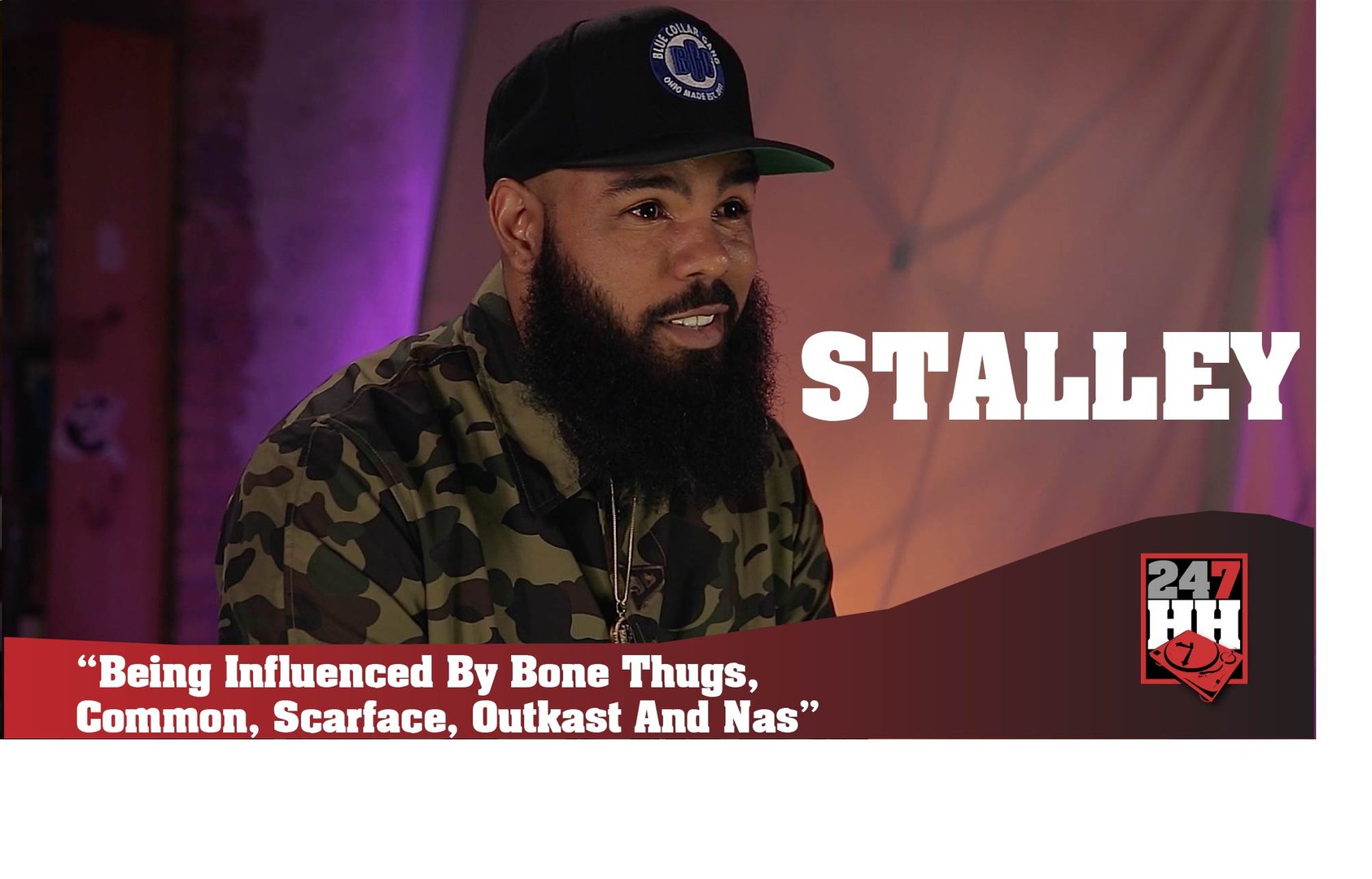 ⁣Stalley - Being Influenced By Bone Thugs, Common, Scarface, Outkast And Nas (247HH Exclusive) (247HH