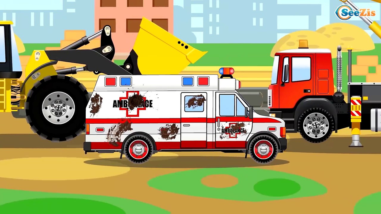 Мультфильмы Гоночная Машина Полицейская Машина Развивающие Видео для детей Мультики про машинки