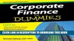 [PDF] Corporate Finance For Dummies Popular Collection