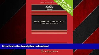 READ THE NEW BOOK Problems in Contract Law: Cases and Materials [Connected Casebook] (Aspen