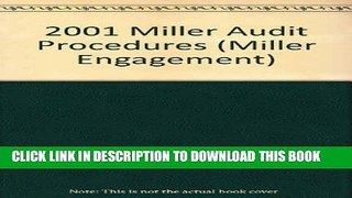 [PDF] 2001 Miller Audit Procedures: Complete Audit Program and Workpaper Management System (Miller
