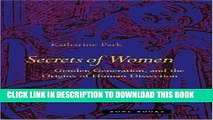 New Book Secrets Of Women: Gender, Generation, and the Origins of Human Dissection